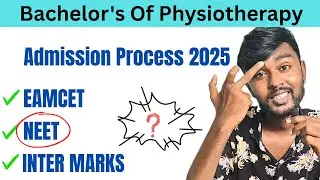 physiotherapy admission through neet..? bpt selection process 2025 | Bachelor's Of Physiotherapy