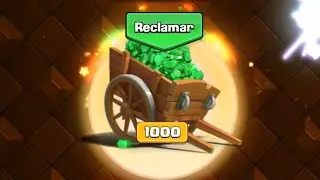 Clash Royale completando el evento de las 1000 gemas 9500 copas 