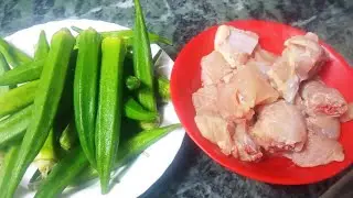 Day 2 Chicken recipe | Bhindi Gosht | Chicken recipes for beginner @CookwithLubna