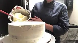 Frosting a Cake with Buttercream | Devil's Food Cake