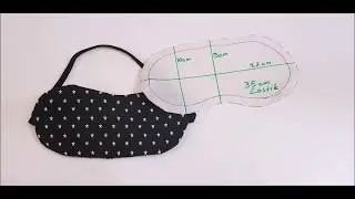 Kumaş Uyku Göz Bandı Yapımı-DIY-Sleep Eye Band