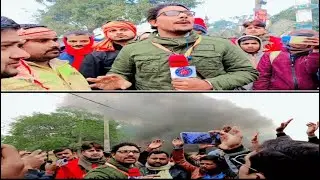 #Doghra Chauk #Biharband #chakkajam #roadjaam #drivers   #pmmodi #amitshah #bihar #godimedia