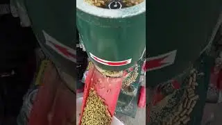 Korn knusning og formning til sm&aring; pellets 🌽⚙️ #landbrug