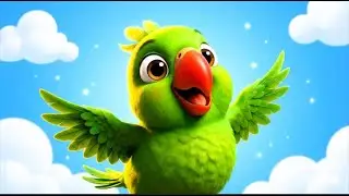 मिट्ठू मिट्ठू 🦜 | मैं तोता मैं तोता | Cute Parrot Song for Kids | Hindi Nursery Rhyme 3D