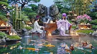 Bamboo Water Harmony 🎍 Calming Sleep Music for Insomnia, Stress Relief & Inner Peace