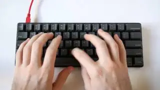 Vortex Pok3r / Poker III typing test (MX Clears) - KeyChatter.com
