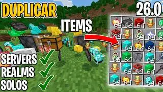 ✅NUEVO TRUCO DUPLICAR ITEMS Minecraft Bedrock 26.0