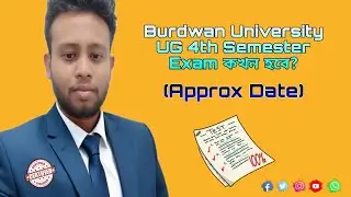 When will Burdwan University UG 4th Semester Exam 2025 be held?