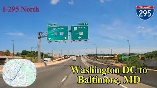 I-295 North | U.S. Capital, Washington, D.C. to Baltimore, MD | streetview819 | streetview