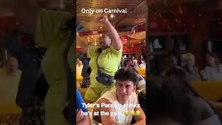 Tyler hit that Carnival cruise karaoke like he *was* Keith Sweat the Aunties were pleased 😂 #cruise