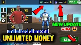 How to get unlimited money and diamond in rope hero vice town || unlimited money & gems in rope hero