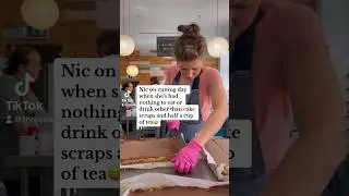 🔪Cutting&hellip;the UTTERLY non glamorous part of bakery life🤣🫠 #baking #bakery #bakerylife