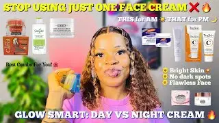 BEST FACE CREAMS FOR SKIN BRIGHTENING & GLOW In 2025 | Use THIS In the Morning & THAT at Night✨