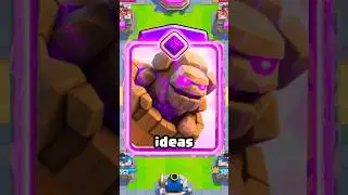 NEW GOLEM BARREL SPELL (Fan Concept) #clashroyale #clash #update #leak