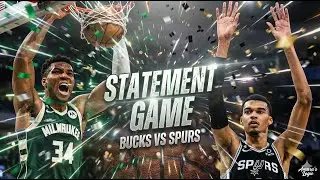 🚨 LIVE: BUCKS vs SPURS 😤🦌 Post-Game Reaction | Giannis vs Wemby!