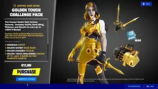 Fortnite Golden Touch Challenge Pack in Item Shop Now!