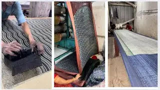 Pure Hand Print Cotton Silk Sarees Process | 100 साल पुरानी हाथ से छपी कॉटन सिल्क साड़ि के निर्माण😳