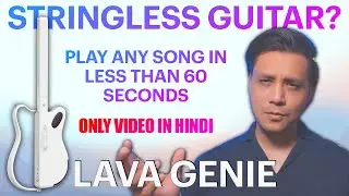 Lava Genie Stringless Guitar Unboxing & Review in HINDI | GUITAR FROM THE FUTURE? | Punchi Man Tech