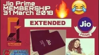 Finally Jio Prime Membership Extended Till......watch Complete Video