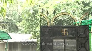 Swastik sign in use in every-day Indian life