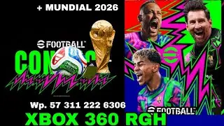 PES 2026 PARA XBOX 360 RGH + KITS MUNDIAL 2026 + FICHAJES 2026 + ENDRICK EN LYON