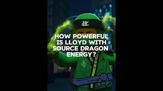 How powerful is Lloyd with Source Dragon Power?  #wis #ninjagosonsofgarmadon #ninjagolego #shorts