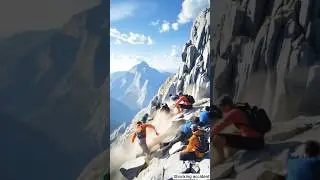Hikers Slip Off Mountain Edge in Shocking Cliff Collapse Scene