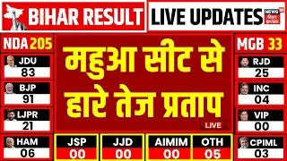 ✅Live : Mahua सीट से हारे Tej Pratap Yadav | Bihar Election Result 2025 | Bihar Chunav Result 2025
