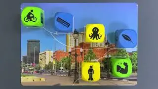 Набор сюжетных кубиков с карточками Learning Resources. Plot Blocks Story Building Activity Set