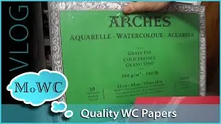 What's On My Watercolor Paper Shelf + 100k Stonehenge Aqua Giveaway!