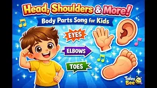 Head, Shoulders & More! 👂🦶 | Body Parts Song for Kids | #learnbodyparts @TalesBee