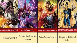 🔥Who Really Rules Comic-Book Magic? (Marvel vs DC Ultimate Ranking)
