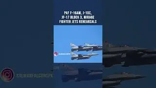 PAF F-16AM, J-10C, JF-17 Block 3, Mirage fighters #j10c #jf17 #paffalcons