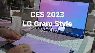 Ноутбук LG Gram Style на выставке CES 2023