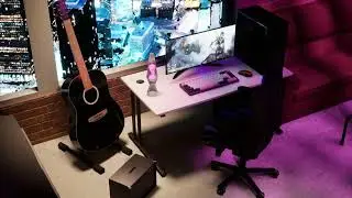 Cinematic Environment Design - Cyberpunk Room interior