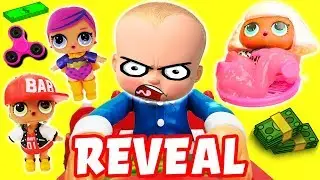 Don't Wake Daddy Boss Baby Mystery Game Reveal with LOL. Surprise Dolls and Nick Wilde!