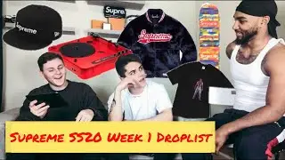 Supreme Week 1 ONLINE DROP SS20
