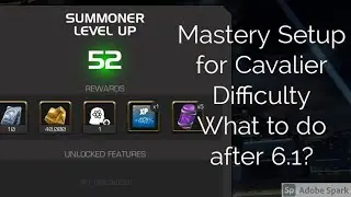 Mastery Setup for Completing Cavalier| What to do after 6.1 Completion? Marvel Contest of Champions