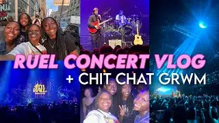 ruel concert vlog nyc + chit chat grwm (4th wall tour)