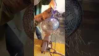 Real time #art #helmet #metalwork #craft #asmr