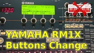 Yamaha RM1X menu buttons replacement