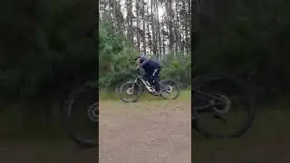 THIS WAS HARDER THAN IT LOOKED 😯 #MTB #ridemtb #Scotland #mtbscotland #emtb #bike #stunts #shorts