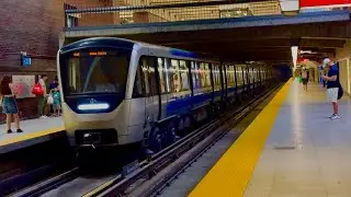 Railfanning The Montreal Metro At Square-Victoria-OACI With Lots Of Action!