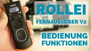 Review Rollei OLED Fernauslöser: Lieferumfang, Funktionen, Bedienung