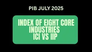 Index of Eight Core Industries | UPSC Prelims + Mains Explained