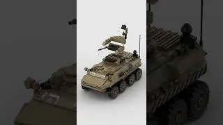LEGO MOC: Armored Personnel Carrier Vehicle #shorts #speedbuild