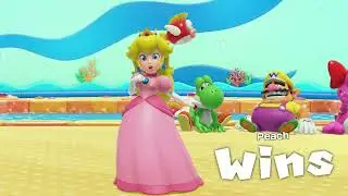 Super Mario Party Jamboree King Bowser's Keep Peach vs Yoshi , Wario & Birdo