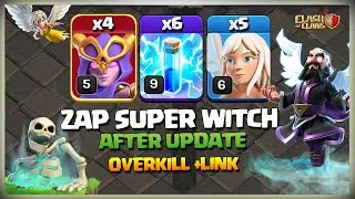 Th13 Super Witch Smash | Super Witch | Most Powerful Th13 Super Witch Attack Strategy Clash of Clans