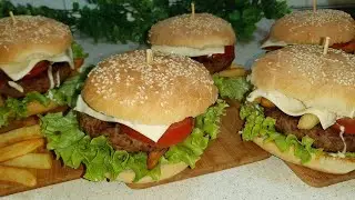 Panini L'hamburger di Mcdonald's fatti in casa / How to make mcdonald's cheeseburgers
