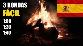 En Espa&ntilde;ol 3 rondas Wim Hof F&Aacute;CIL   T&eacute;cnica de Respiraci&oacute;n con hoguera y sonidos de la naturaleza